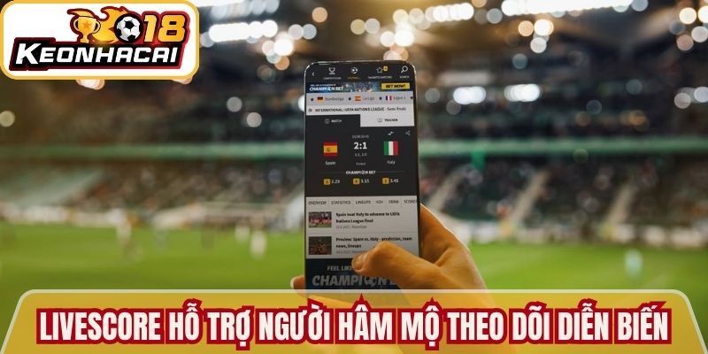 Livescore Hệ Thống Cập Nhật Tỷ Số Bóng Đá Kèo Nhà Cái 18 1 Livescore hỗ trợ người hâm mộ theo dõi diễn biến sân cỏ